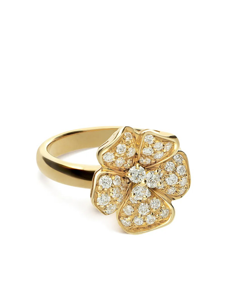  Leo Pizzo 18kt Yellow Gold Diamond Ring 