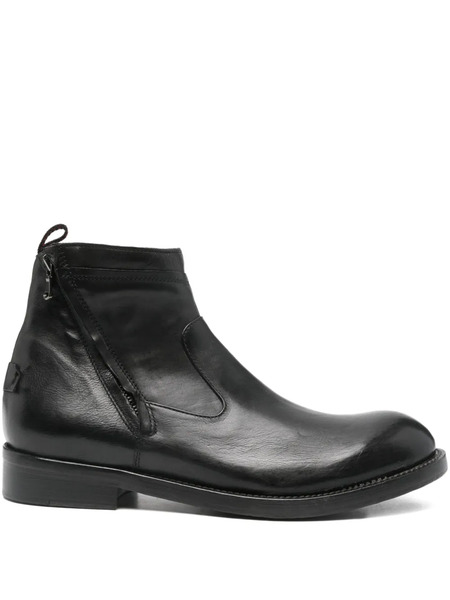  Leqarant Zip-fastening Leather Boots - Black 