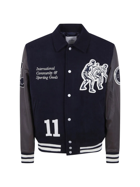  Les Deux Basket Varsity Jacket - Blue 