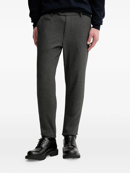  Les Deux Como Herringbone Trousers - Grey 