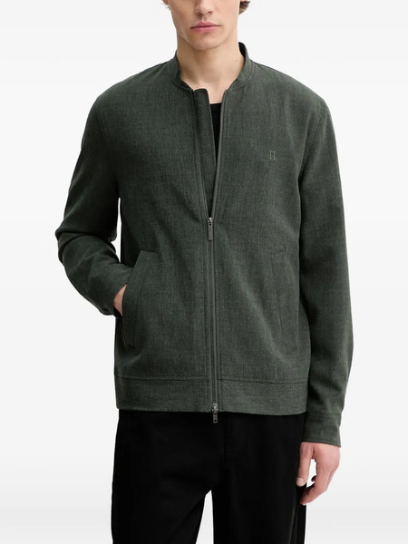  Les Deux Como Reg Zip-up Bomber Jacket - Green 