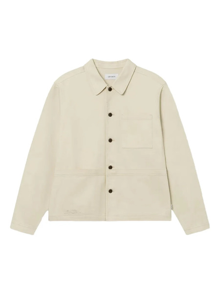  Les Deux Floral-embroidered Overshirt - Neutrals 