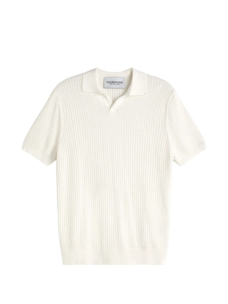  Les Héritiers Ribbed T-shirt - Neutrals 