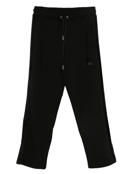  Les Hommes Logo-embroidered Track Pants - Black 