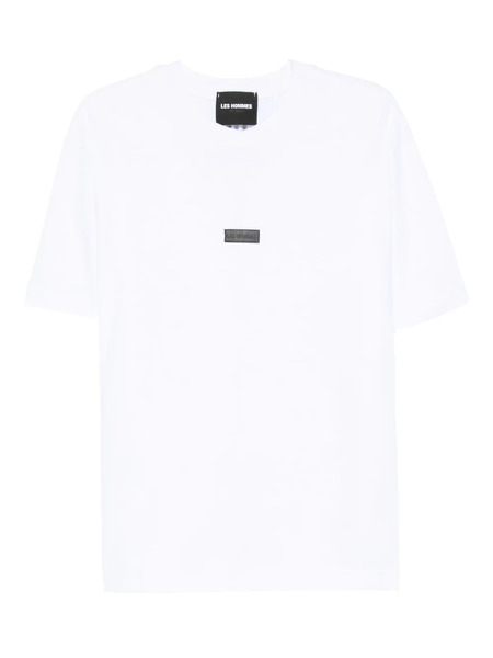  Les Hommes Logo-patch T-shirt - White 