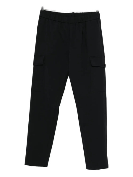  Les Hommes Logo-plaque Trousers - Black 