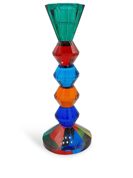  Les-ottomans Crystal Candle Holder (22cm) - Green 