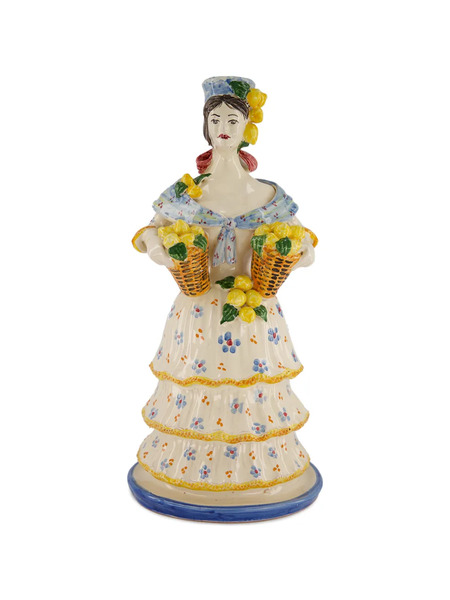  Les-ottomans Lemon Candle Holder - White 