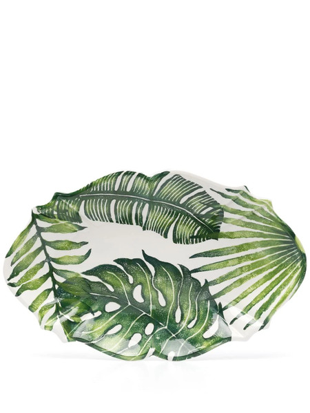  Les-ottomans Savannah Flamingo Tray (55cm X 35cm) - White 