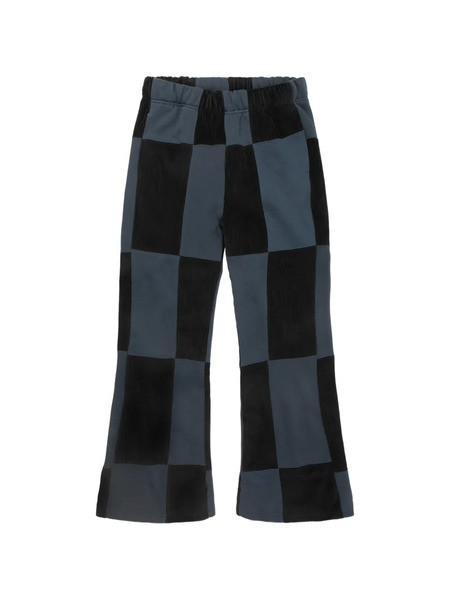  Les Tien Patchwork-pattern Trousers - Black 