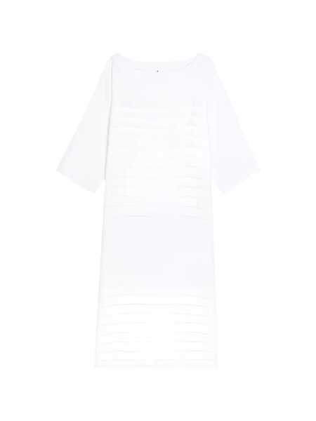  Les Vacances D'irina Pleated Midi Dress - White 