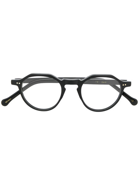  Lesca Round Frame Glasses - Black 