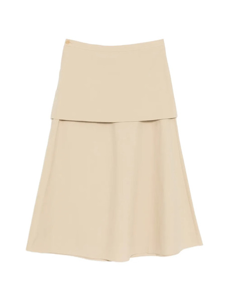  Less A-line Midi Skirt - Neutrals 