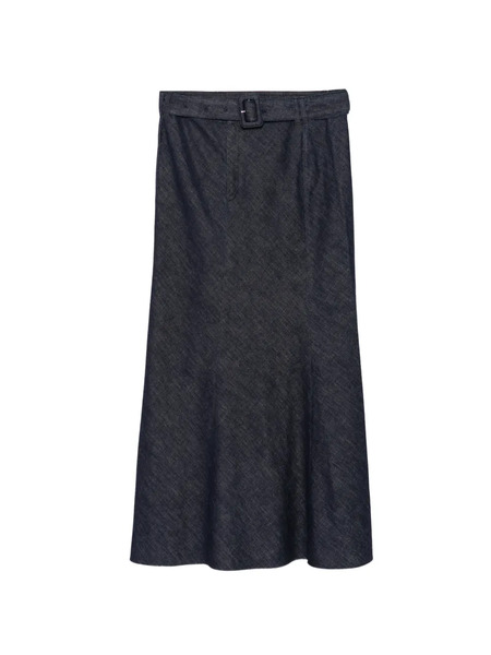  Less Denim Maxi Skirt - Blue 
