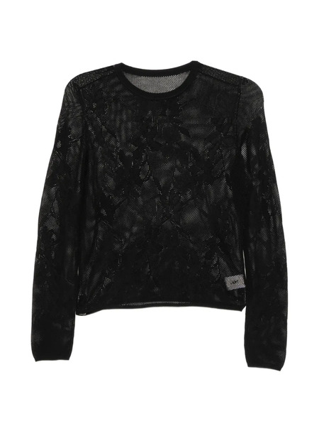  Less Jacquard Top - Black 