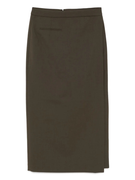  Less Long Waist Skirt - Green 