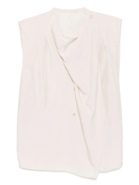  Less Silk Sleeveless Blouse - Neutrals 
