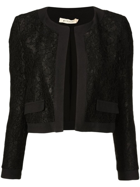  Lethicia Bronstein Ariana Lace Cropped Jacket - Black 