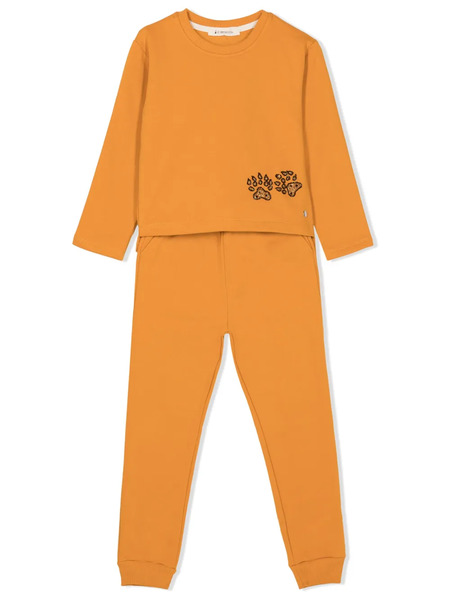  Lethicia Bronstein Bead-detailing Cotton Blend Tracksuit - Yellow 