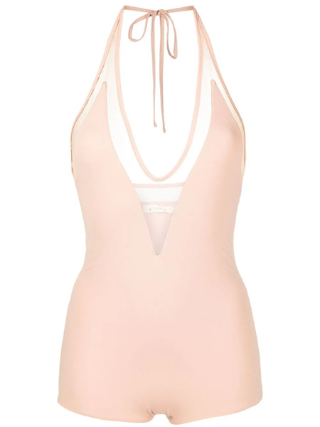  Lethicia Bronstein Leona Semi-sheer Panel Body - Neutrals 