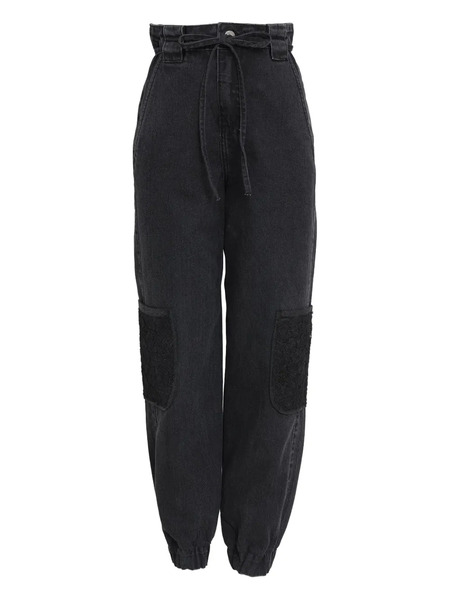  Lethicia Bronstein Lupita Lace-patch Cargo Pants - Black 