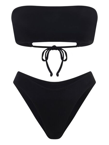  Let's Swim Cheeky Bikini Bottoms - Black 