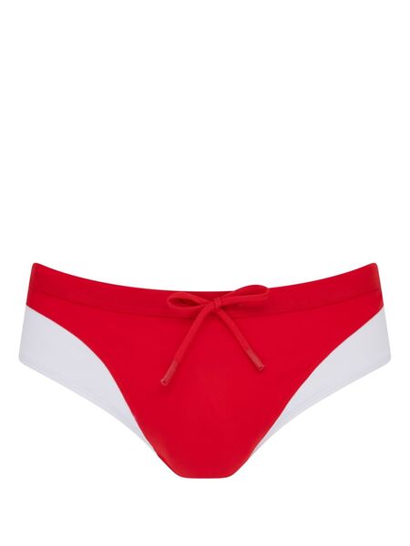  Let's Swim Logo Swimming Trunks - Red 