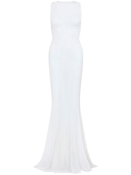  Let's Swim Mesh Maxi Dress - White 