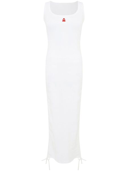  Let's Swim Ruched-detailing Dress - White 