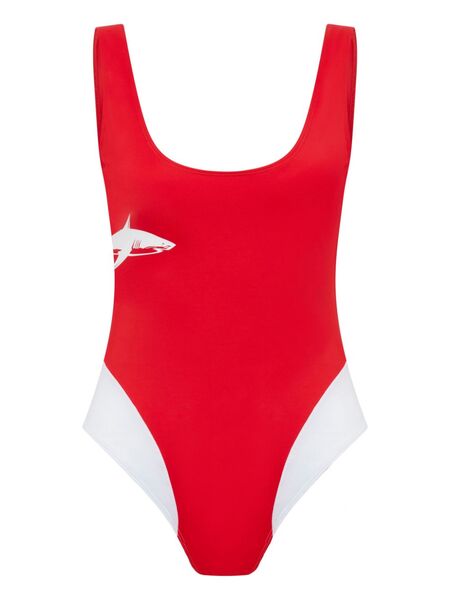  Let's Swim Shark Swimsuit - Red 