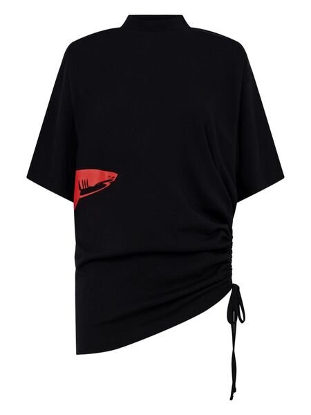  Let's Swim Shark T-shirt - Black 
