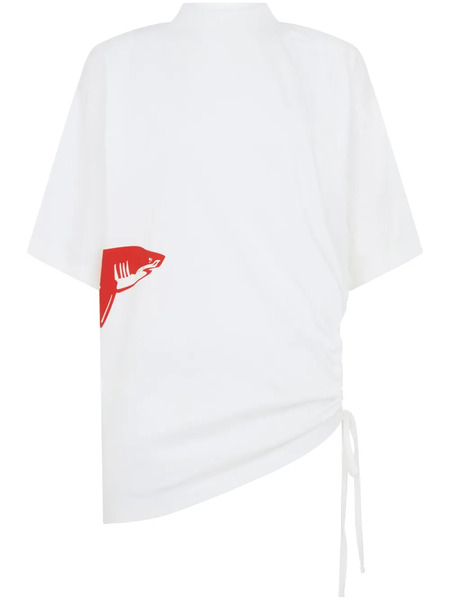  Let's Swim Shark T-shirt - White 
