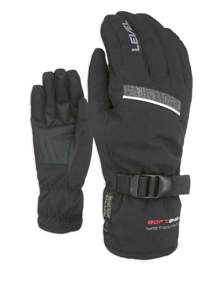  Level Hero Buckled Ski Gloves - Black 