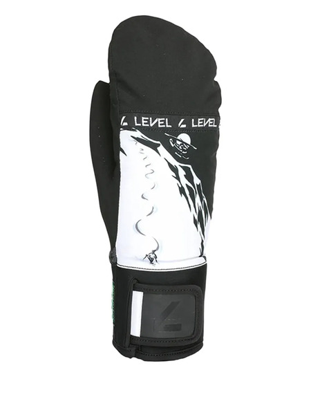  Level Kids Graphic-print Gloves - Black 