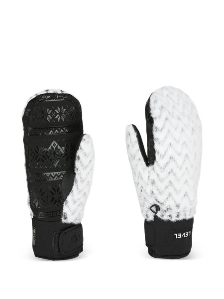  Level Siberian Mittens - White 
