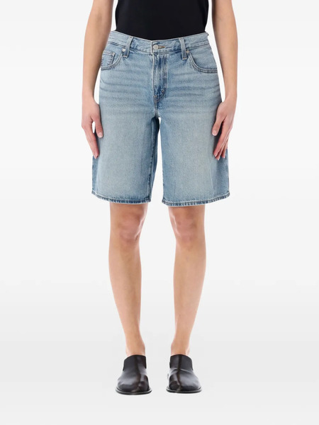  Levi's Baggy Dad Denim Shorts - Blue 