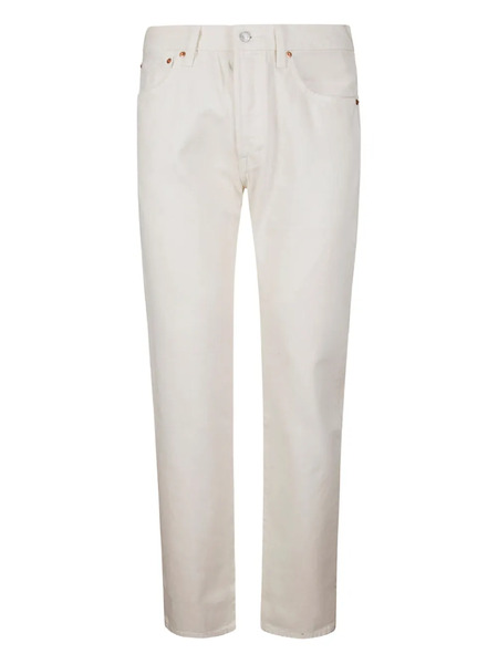  Levi's 501 Buttoned Straight-leg Jeans - White 
