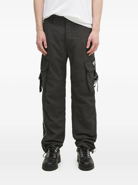  Levi's Cargo-pocket Graphic-patch Trousers - Black 
