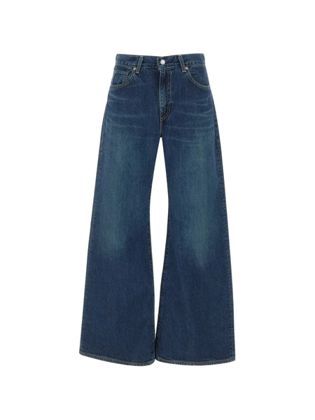  Levi's Carve Five-pocket Flared Jeans - Blue 