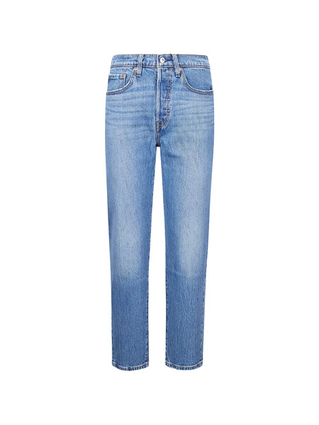  Levi's 501 Cropped Jeans - Blue 