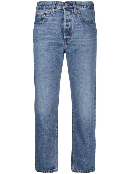 Levi's 501® Cropped Straight-leg Jeans - Blue 
