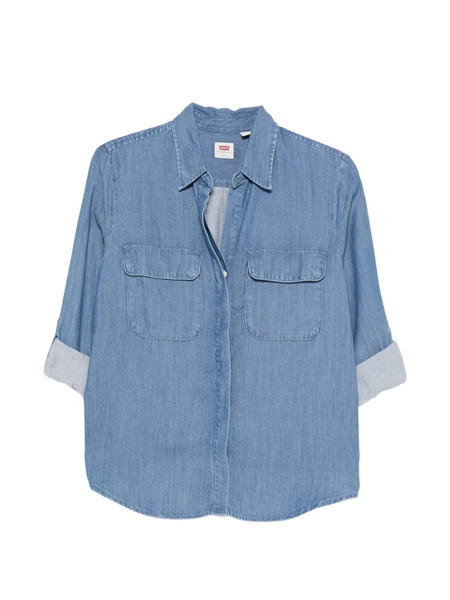  Levi's Elaine Pocket Utility Shirt - Blue 