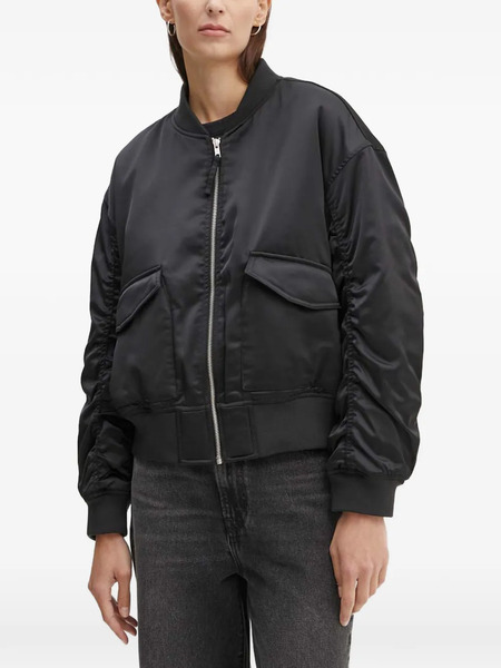  Levi's Gathered-sleeve Bomber Jacket - Black 