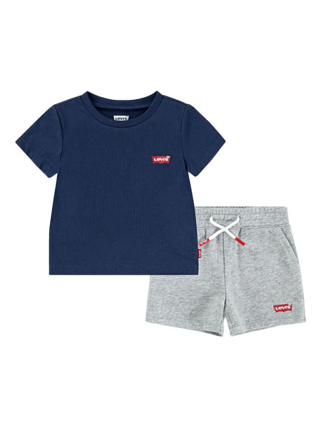  Levi's Kids Cotton-blend Tracksuit Set - Grey 