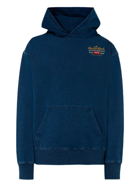  Levi's Kids Embroidered-logo Hoodie - Blue 