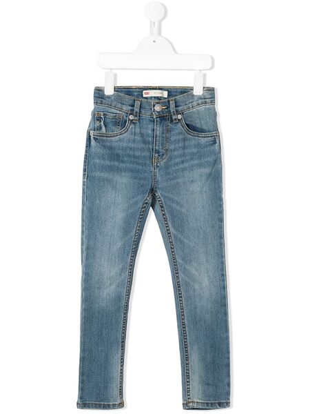  Levi's Kids Faded Skinny Jeans - Blue 