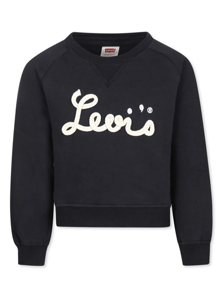  Levi's Kids Logo-appliqué Sweatshirt - Black 