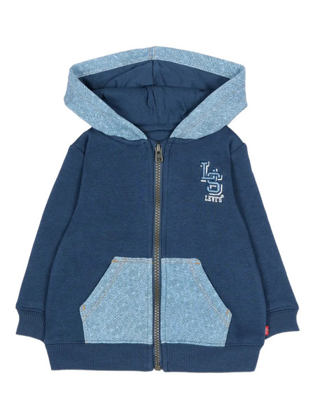  Levi's Kids Logo-embroidered Hoodie - Blue 