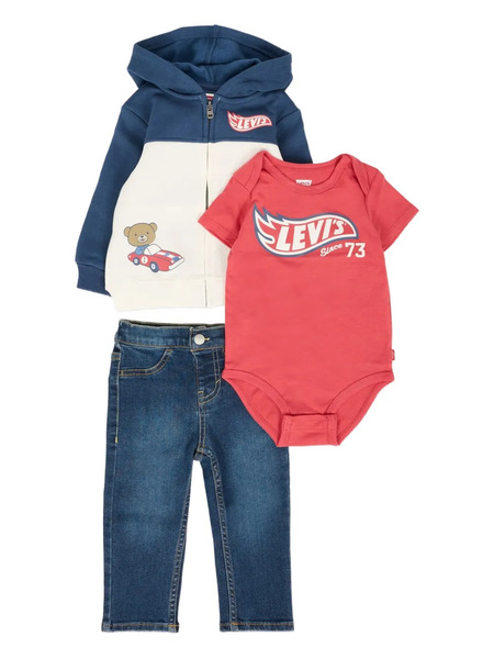  Levi's Kids Logo-motif Trousers Set (set Of Three) - Blue 