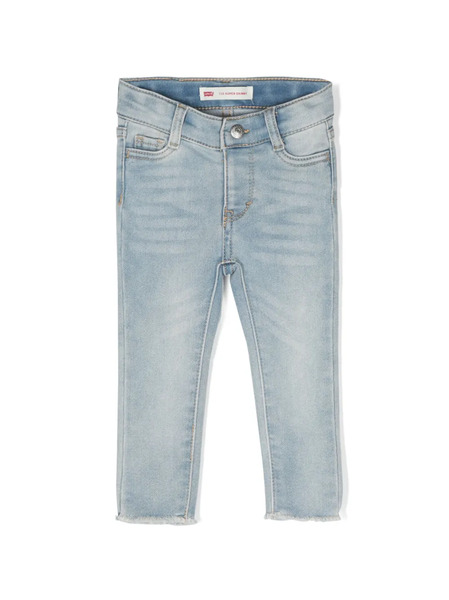  Levi's Kids Logo-patch Straight-leg Jeans - Blue 